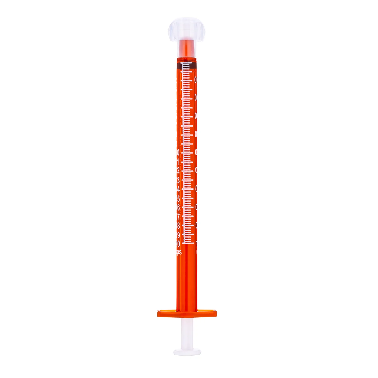 1 ml Amber Sol-M™ Oral Dosing Syringe with Tip Cap - Box 100 - Image 3