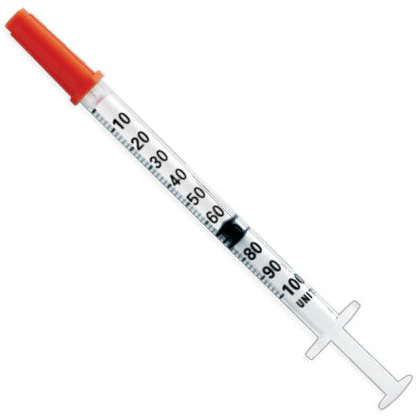 Terumo 1ml Insulin Syringe & Needle 25g x 16mm x 100 - Image 2