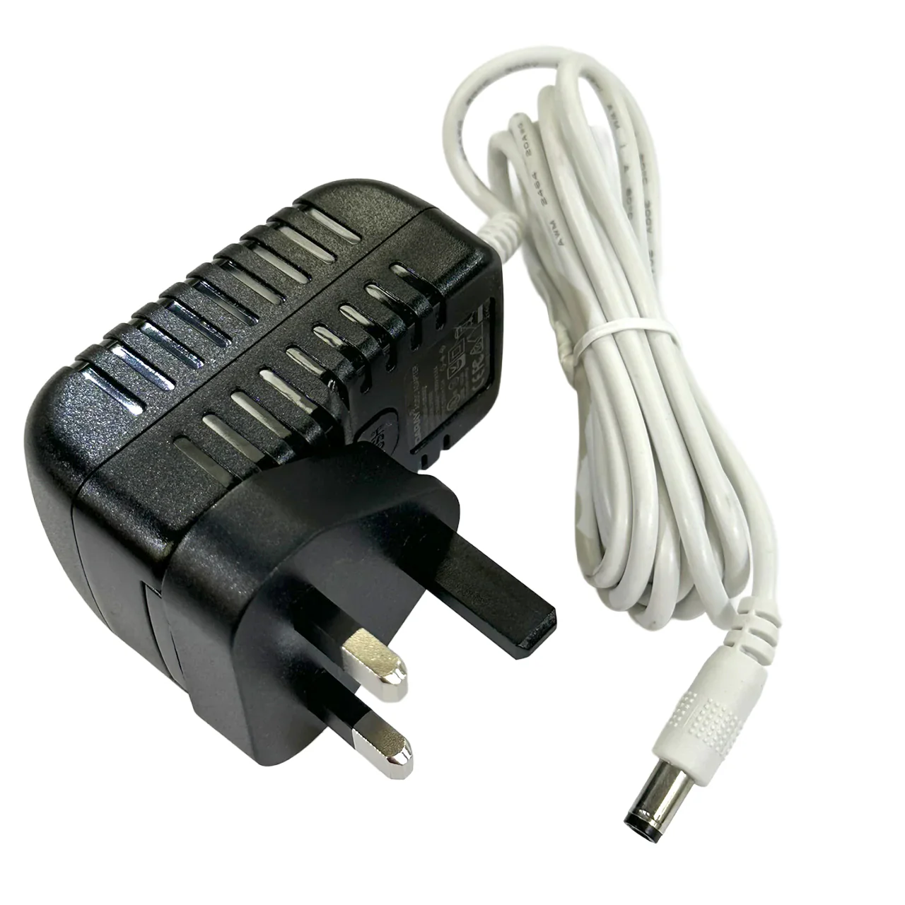 12V 2A PSU Plug-top Transformer for Wall, Rail, and Desk Lamp