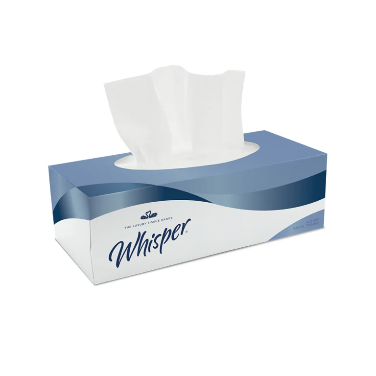 2 ply Optimum White Facial Tissue - Pack of 100 Sheets