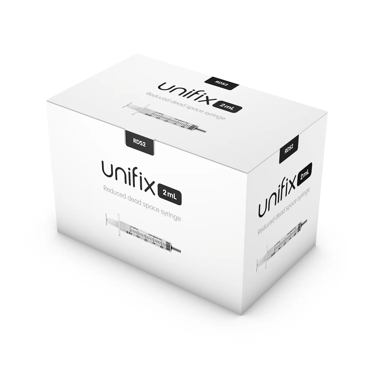 2mL Unifix Reduced Dead Space Syringe X 100 - Image 3