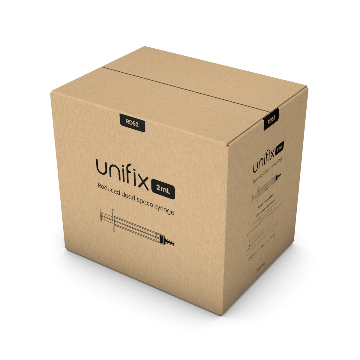 2mL Unifix Reduced Dead Space Syringe X 100 - Image 4