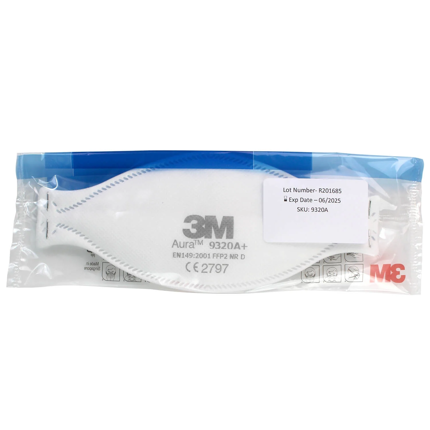 3M™ Aura™ 9320+ FFP2 Respirator Face Mask - Case of 440 - Image 8