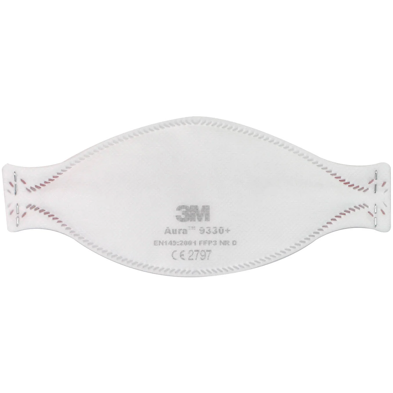 3M Aura 9330+ FFP3 Unvalved Respirator Face Mask - Box of 20 - Image 4