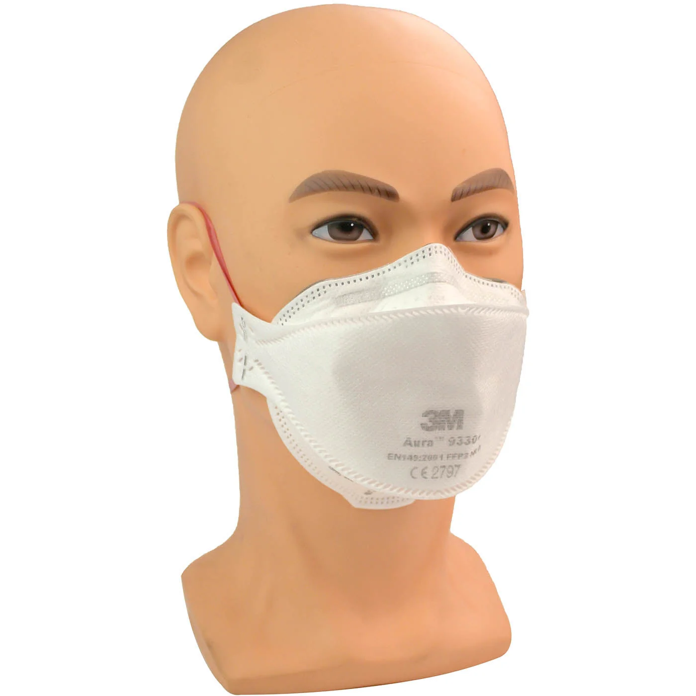 3M Aura 9330+ FFP3 Unvalved Respirator Face Mask - Box of 20 - Image 5