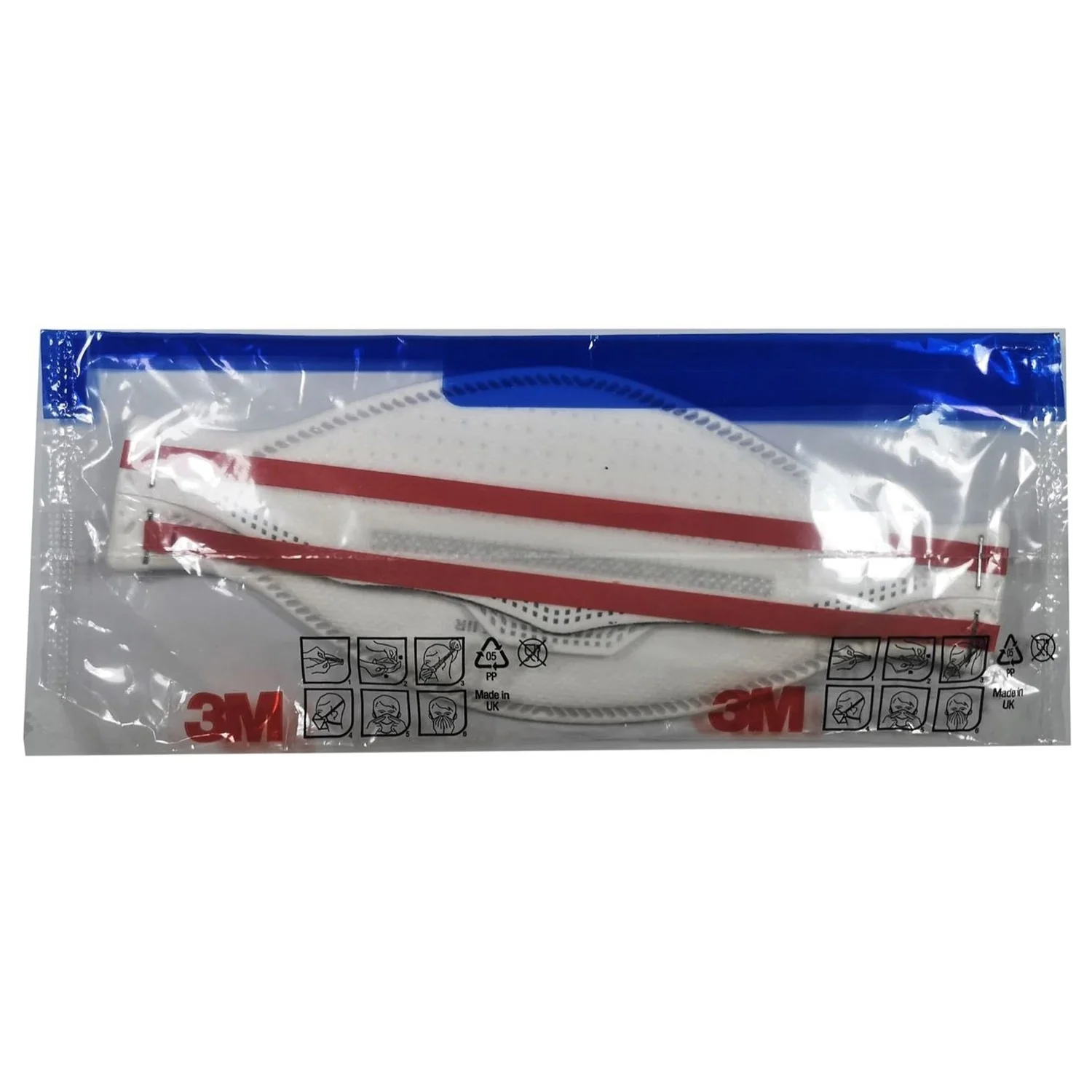 3M™ 1863+ Aura™ Disposable Healthcare Respirator, FFP3 +IIR - Image 2