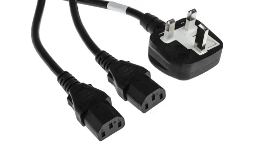 3M IEC Mains Cable with 13A UK Plug for use with ConMed Hyfrecator 2000 - Image 2