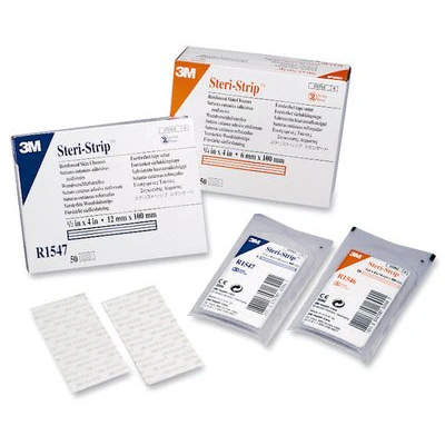 3M Steri Strips Reinforced Adhesive Skin Closures - Pack of 96 (24 x 4)