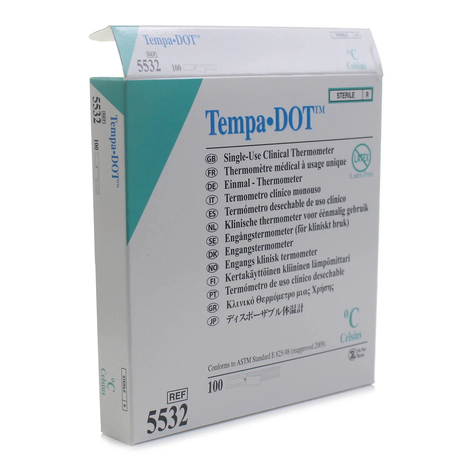3M Tempadots Disposable Thermometers x 100 - Expiry 03/2023 - Image 2