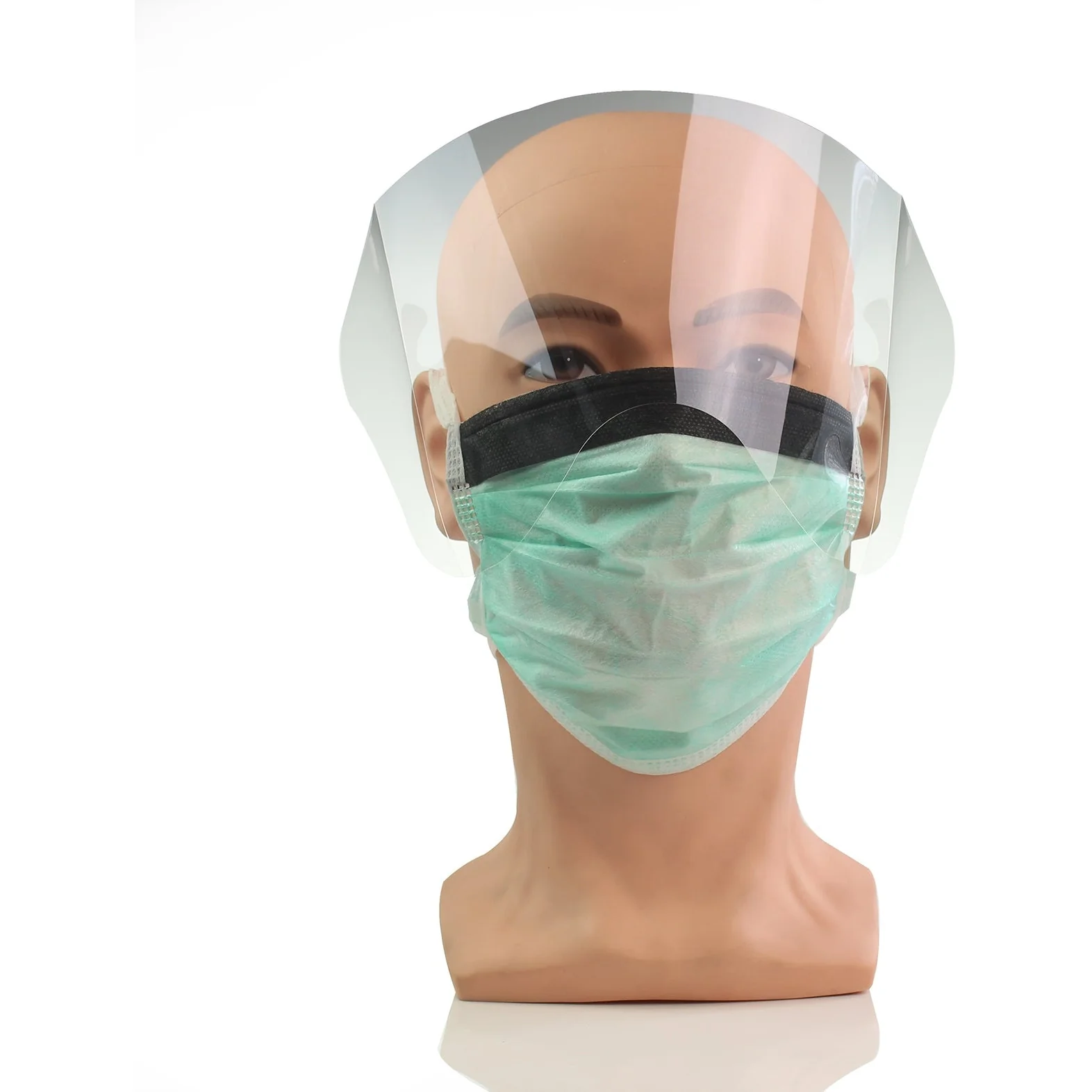 3M™ Tie-On, High Fluid-Resistant Surgical Mask with Face Shield - Type IIR 1835FS - Pack Of 50 - Image 6