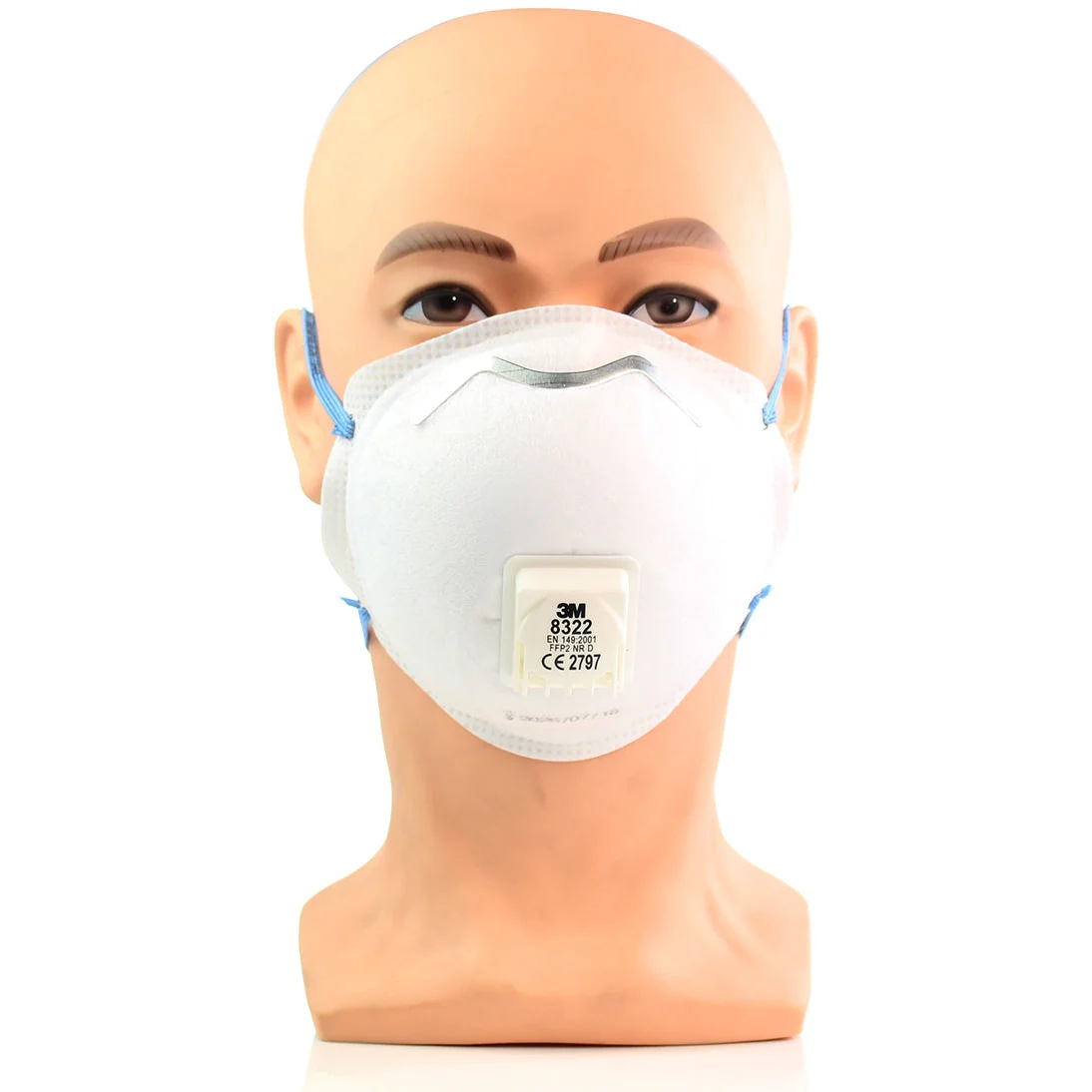3M™ Valved Disposable Particulate Respirator - FFP2 Rated - 8322 - Image 4