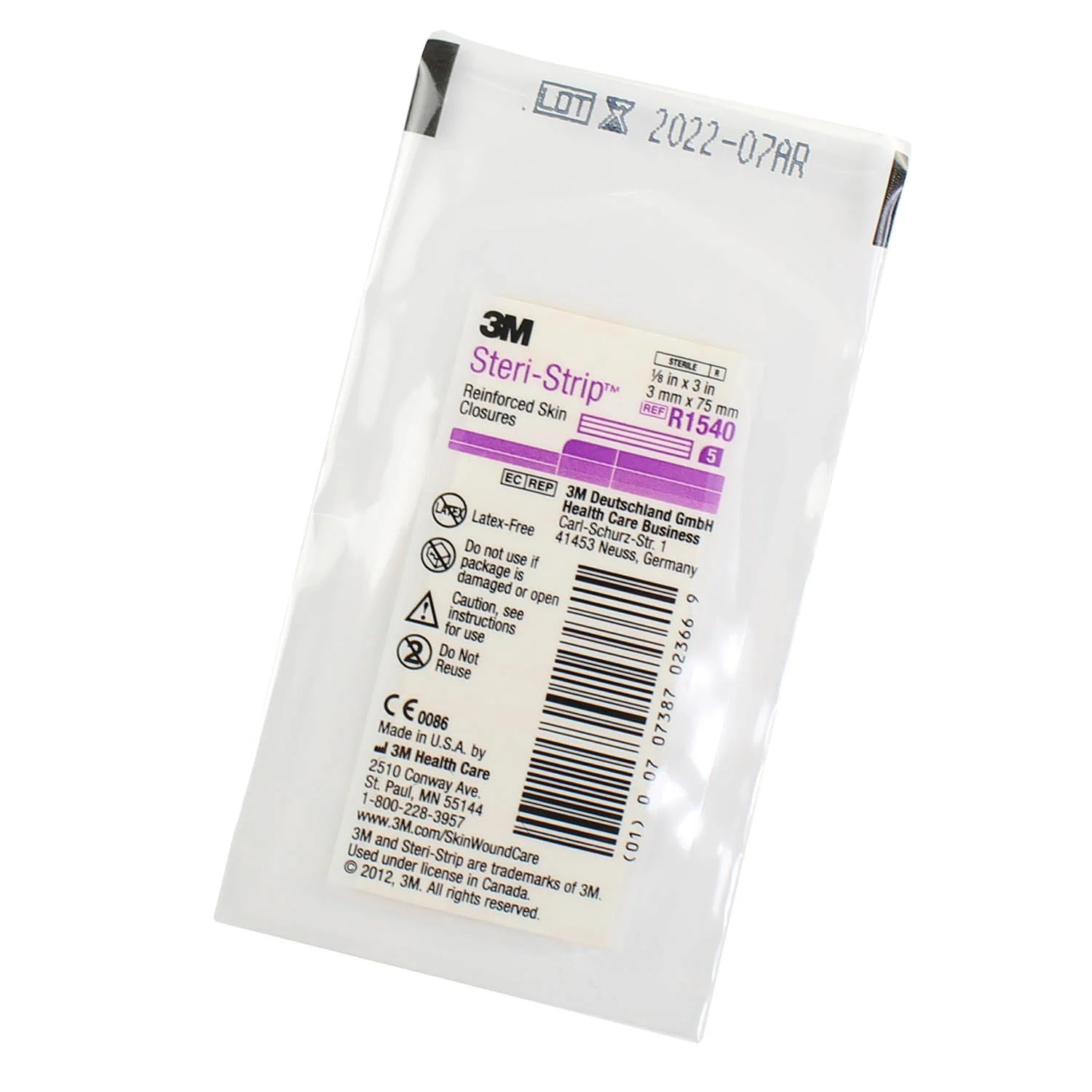 3M Steri Strips GP40 3mm x 75mm - Pack of 60 (12 x 5) - Image 2