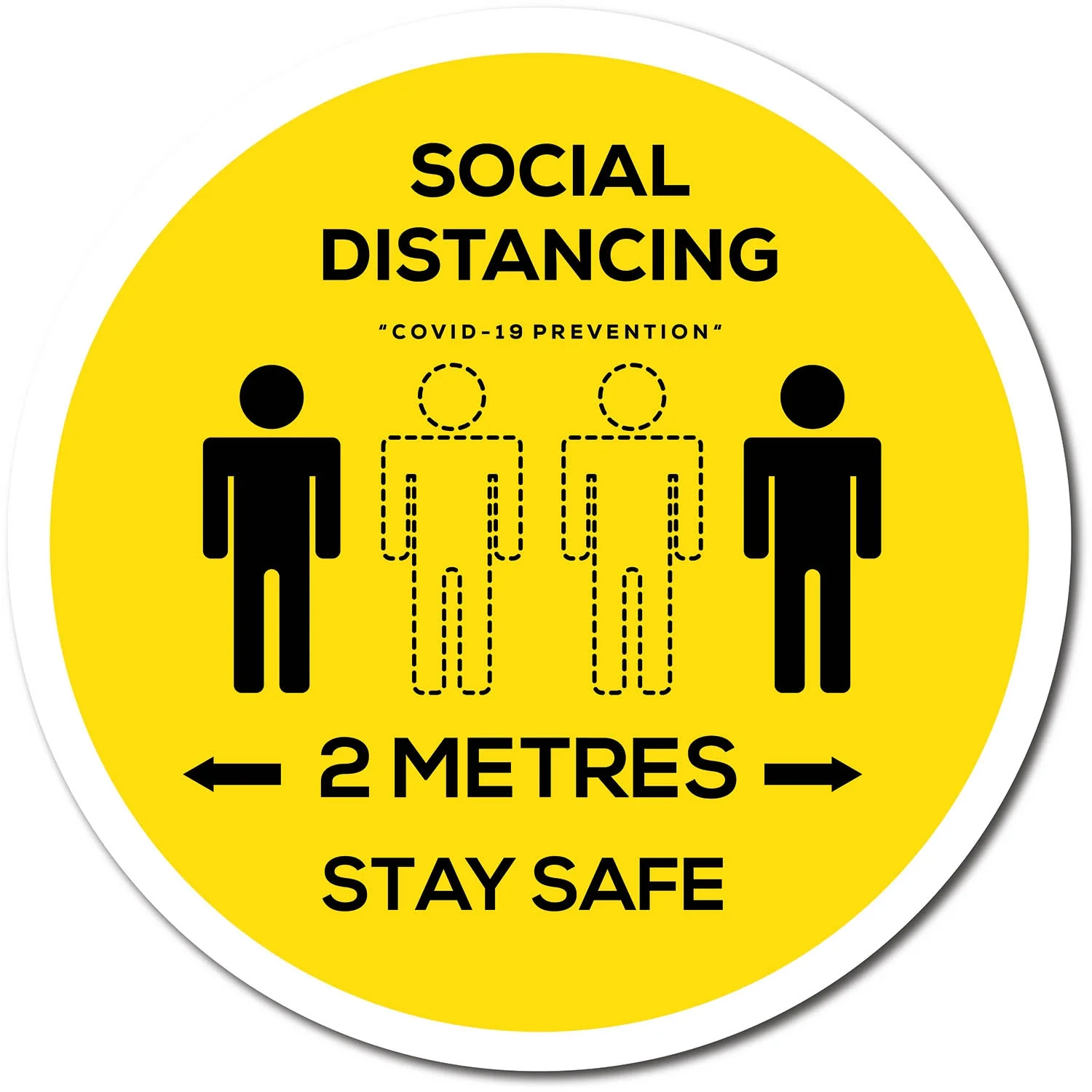 500mm Social Distancing Window Sticker