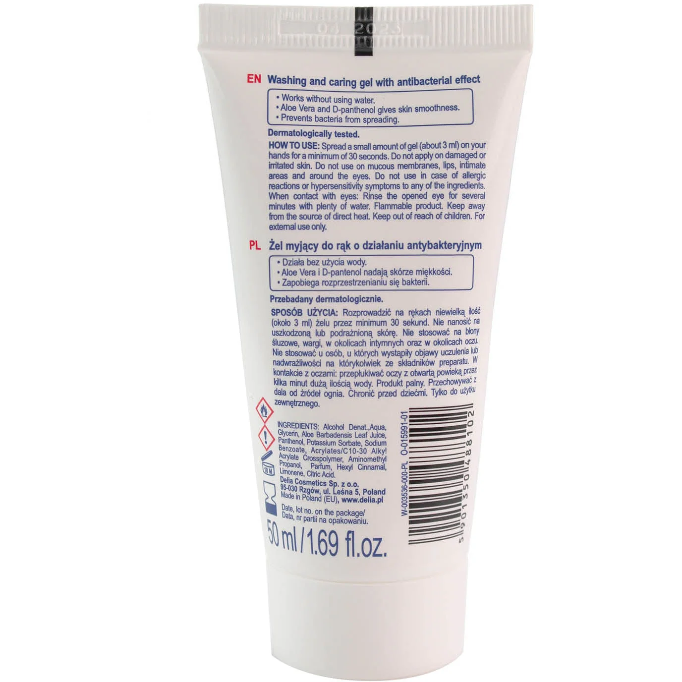 Dr Szmich Hand Sanitising Gel - 50ml - 70% Alcohol - Image 4