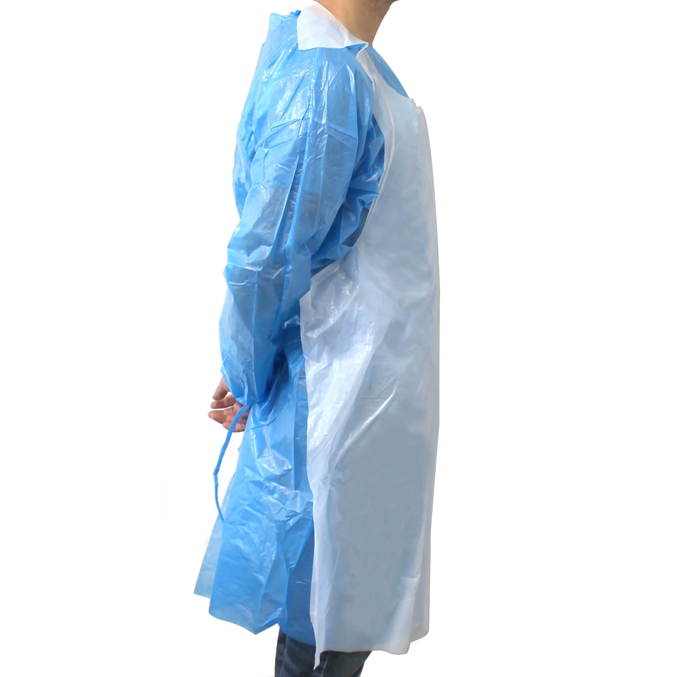 600x White Polythene 16 Micron Aprons - Image 2