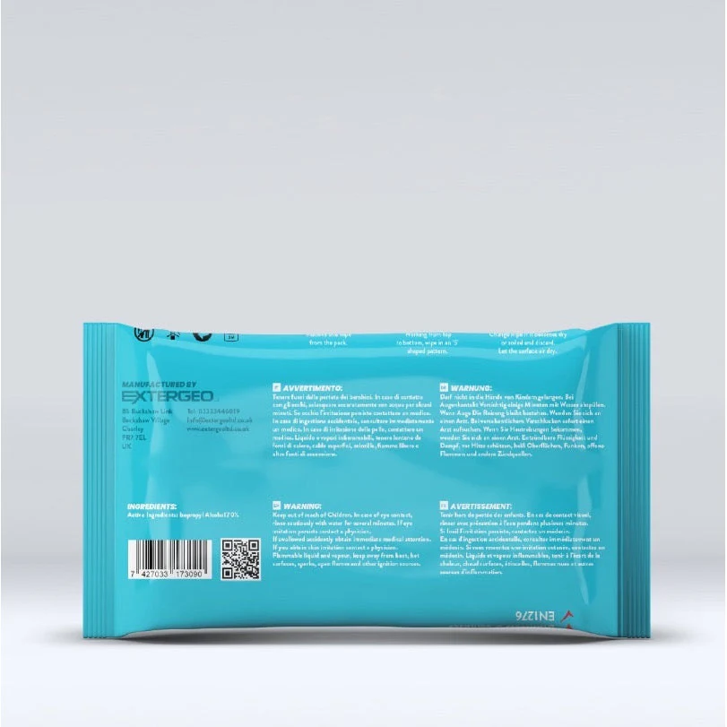 Alcohol Surface Wipes (70% IPA) - Pack of 70 - Image 4