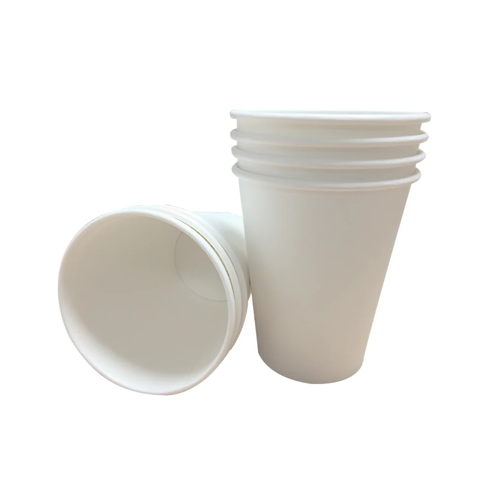 8oz Belgravia White Paper Cups Pack of 1000
