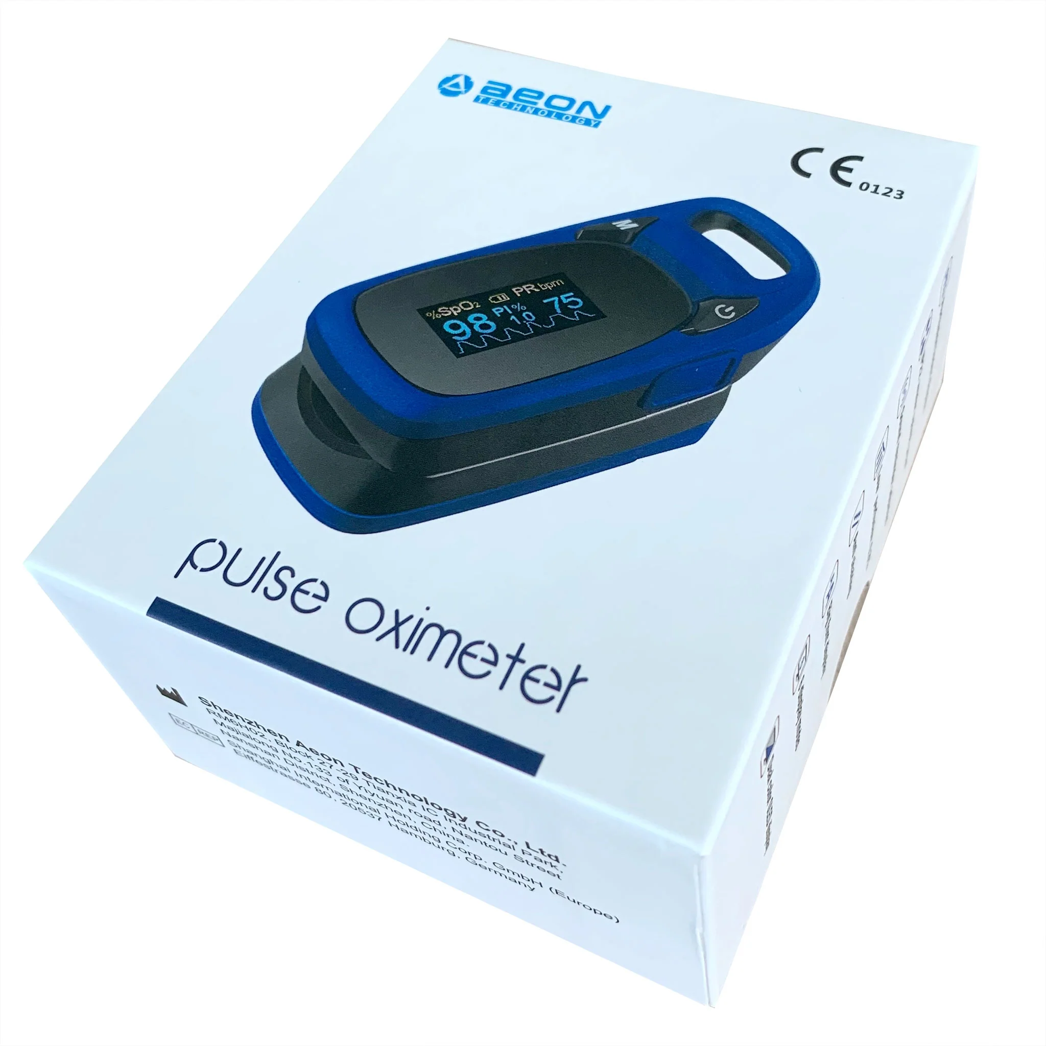 A320 Finger Pulse Oximeter - Red - Image 2