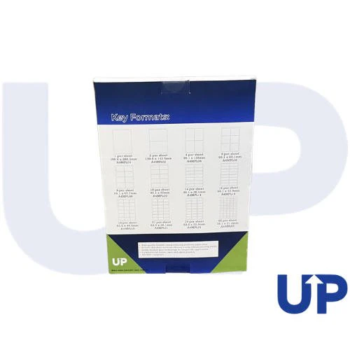 A4 Multipurpose Labels 1 Per Sheet 199.6 x 289mm (WHighte) Pack of 100 - Compatible - Image 2
