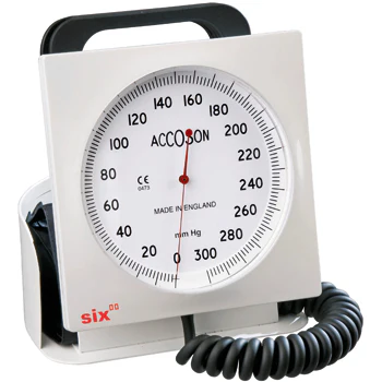 Accoson 6 Inch Aneroid Sphygmomanometer - Desk Model - Ambidex Cuff - Image 5