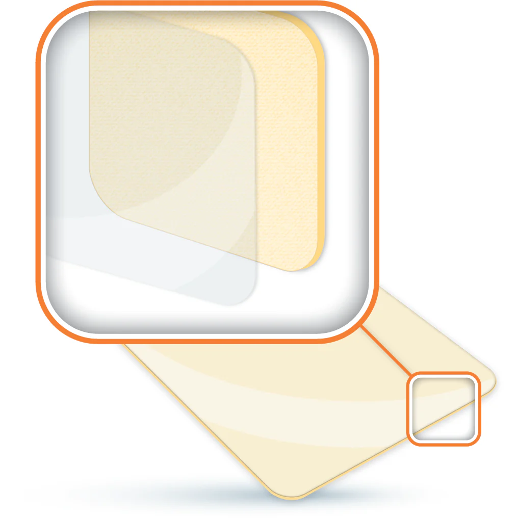 Activheal Hydrocolloid Adhesive Sacral Dressing 10 x 10cm Pack of 10 - Image 2