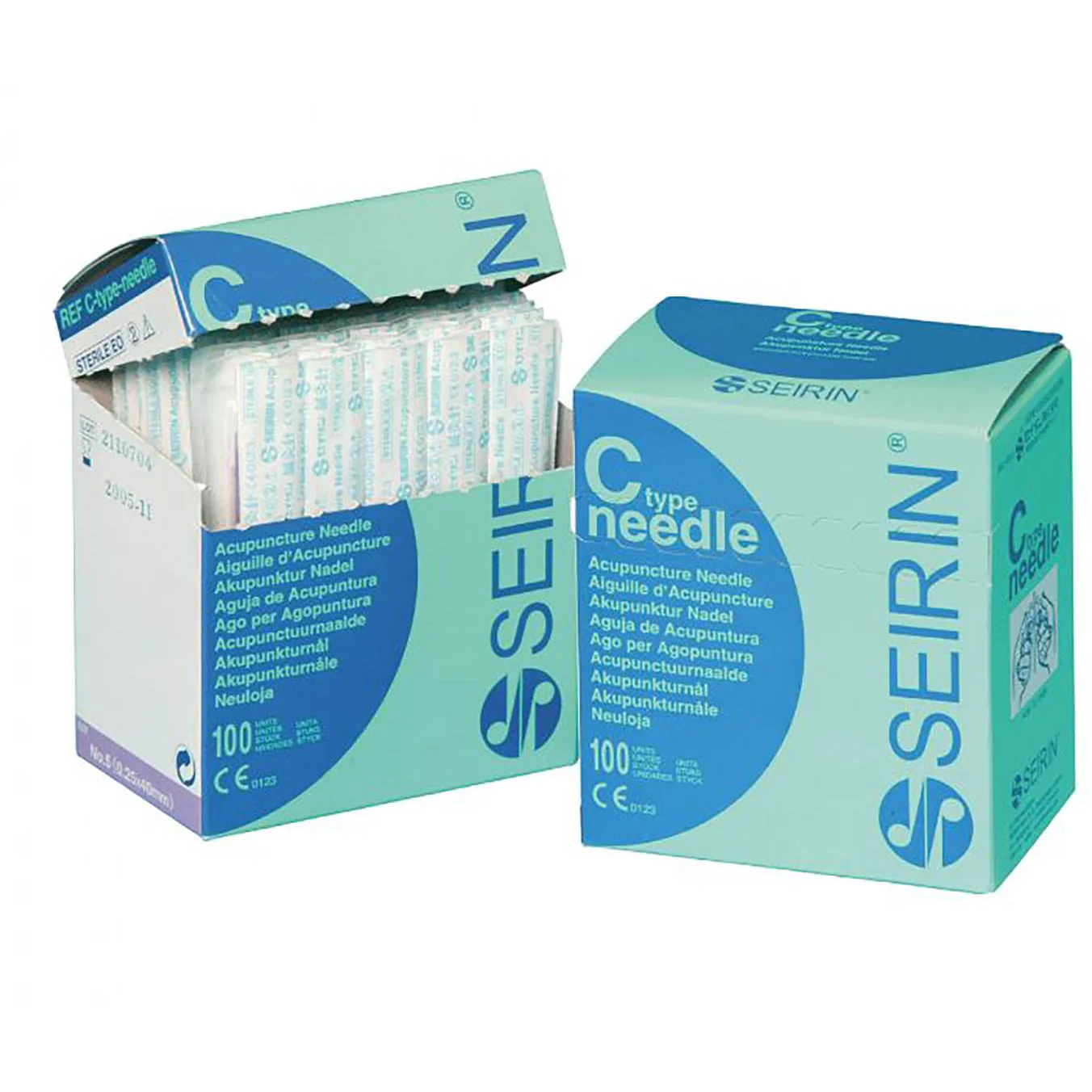 Acupuncture Needle Seirin B 15mm x 0.20mm Blue Box 100