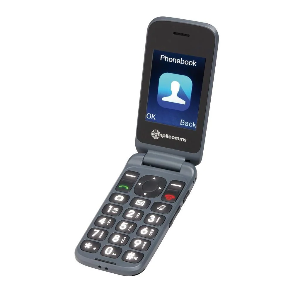 Amplicomms PowerTel M6750 Red - GSM Phone