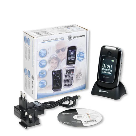 Amplicomms PowerTel M7510-3G Black - GSM Phone - Image 9