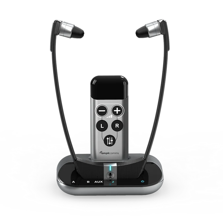 Amplicomms TV3500 Black/Silver - Headset