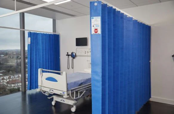 Anti-Microbial treated fantex IPC disposable cubicle curtain - 3.6m x 2m) - EOL