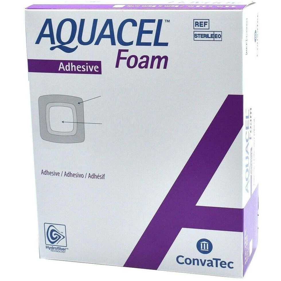 Aquacel Foam Adhesive 21cm x 21cm - Pack of 5