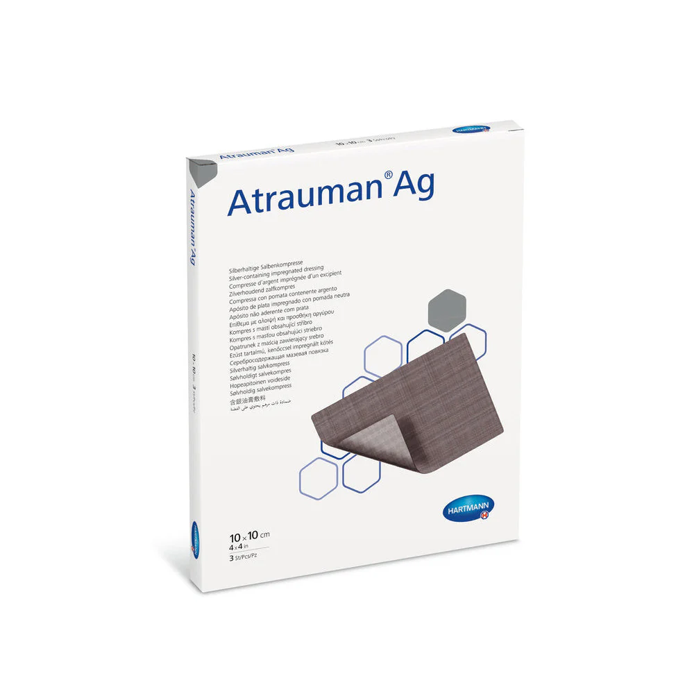 Atrauman AG silver dressing 10cm x 20cm (Pack of 10)