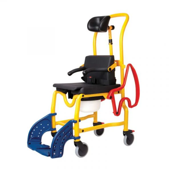 Augusburg Mobile Commode – Fixed Height, Self-Propelled - Image 2