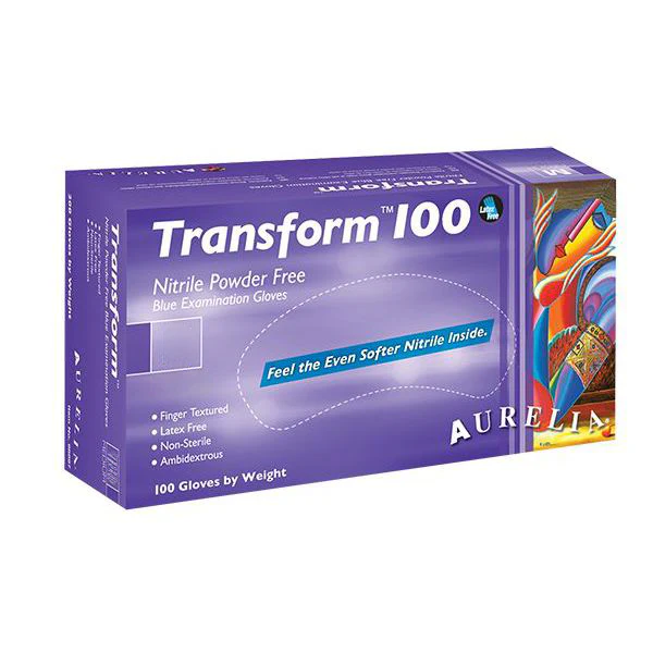 Aurelia ® Transform ® - Thin Powder-Free Nitrile Examination Gloves - XS - x100 - Image 2