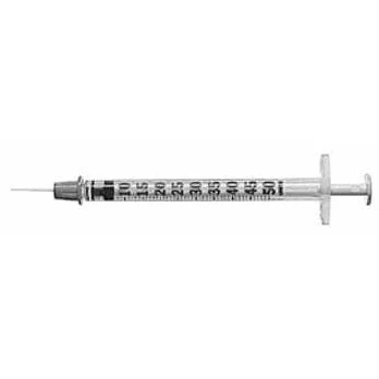 BD 0.5ml Insulin Syringe & Needle 12.7mm x 29g x 200