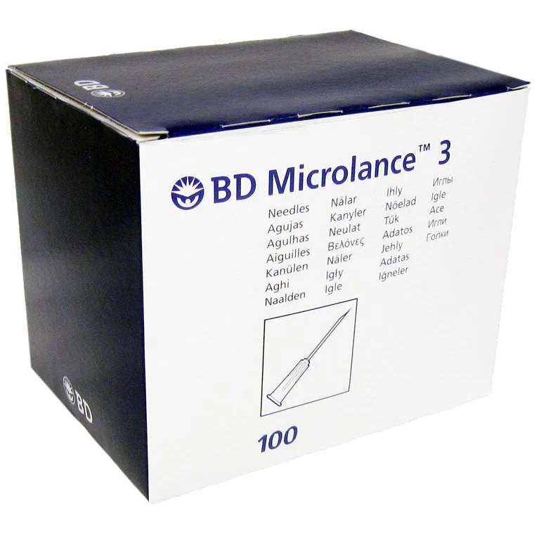 BD Microlance 3 Needles Blue 23g x 1.25" x 100 - Image 3