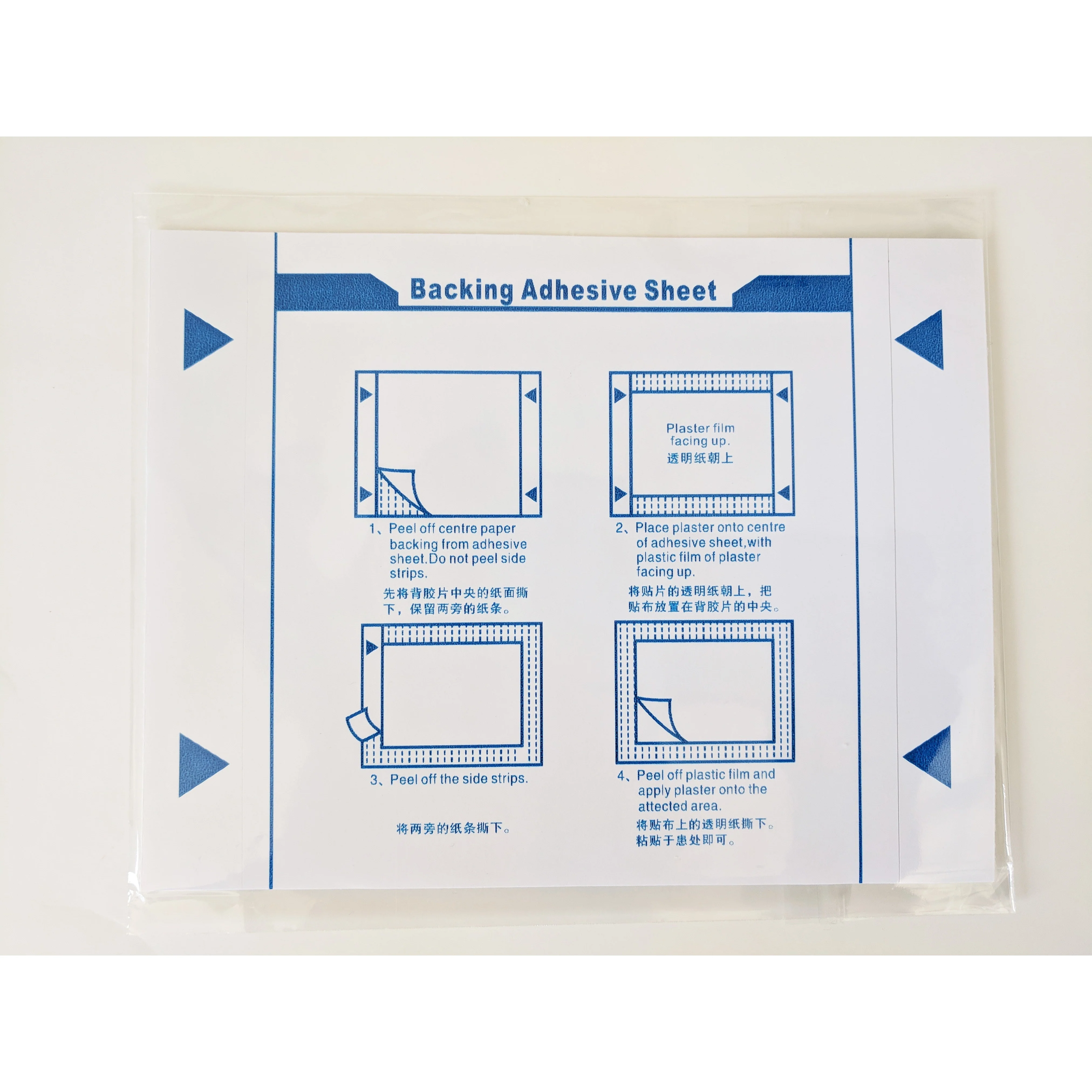 Backing Adhesive Sheet (supplement to Muscle Comfort Plasters)