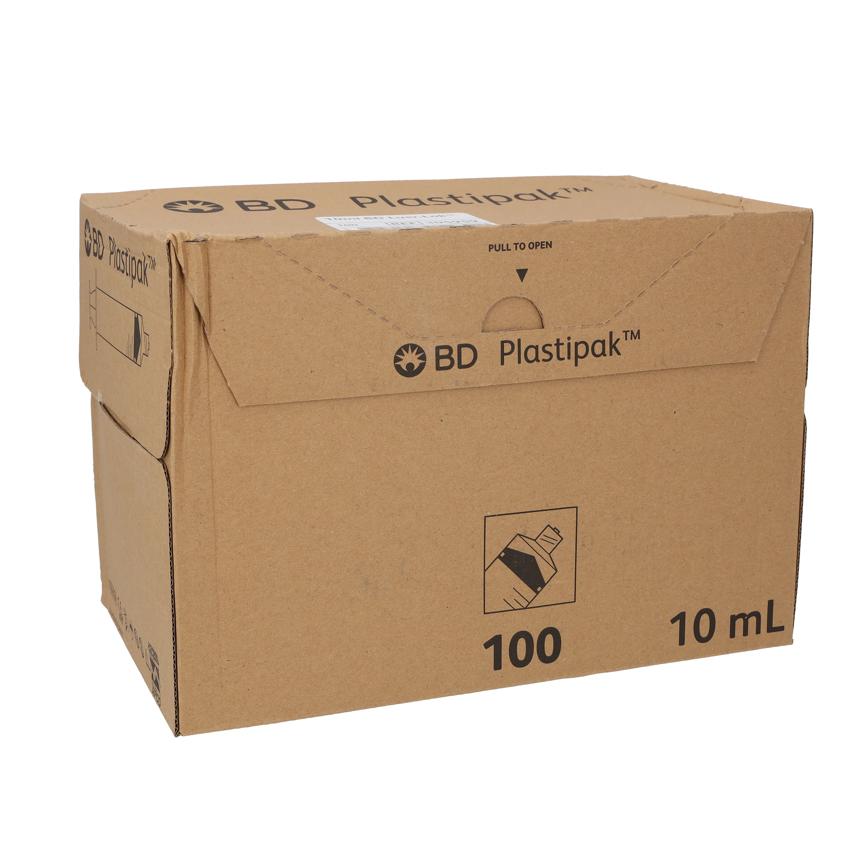 BD Luer Lock Syringes 10ml x 100 - Image 2