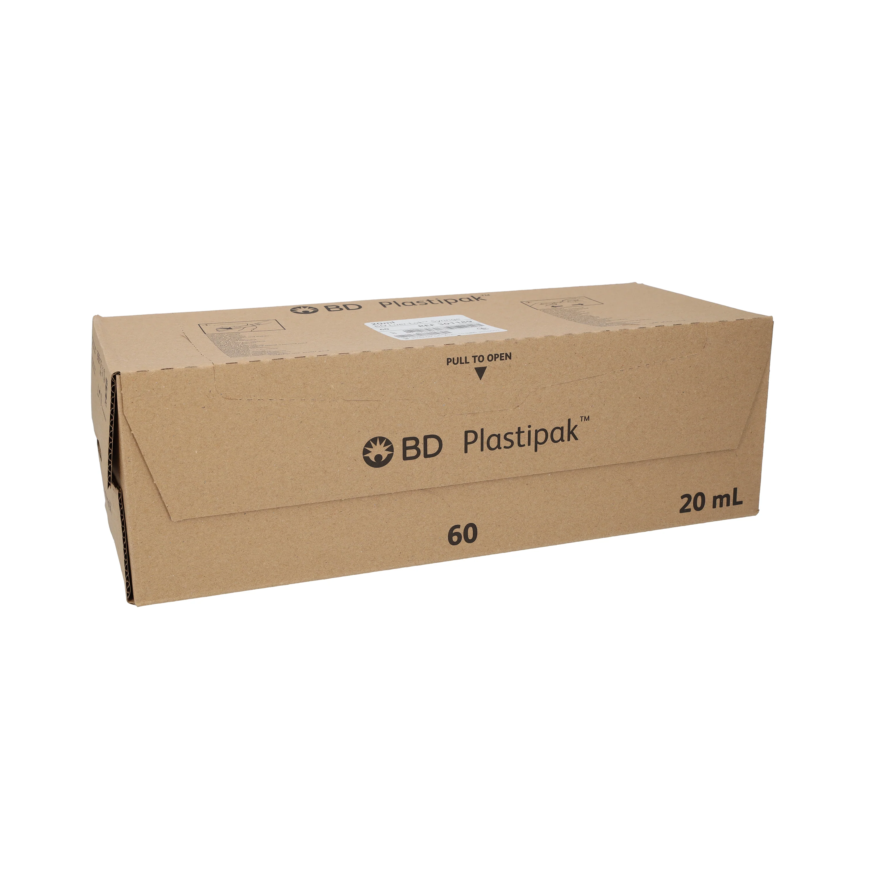 BD Plastipak Syringes with Luer-lok Tip - 20ml - Box of 60 - Image 2