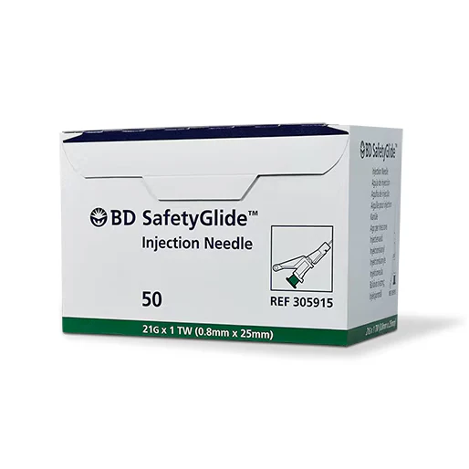 BD SafetyGlide™ Needle 21 G x 1" - Box of 50 - Image 4
