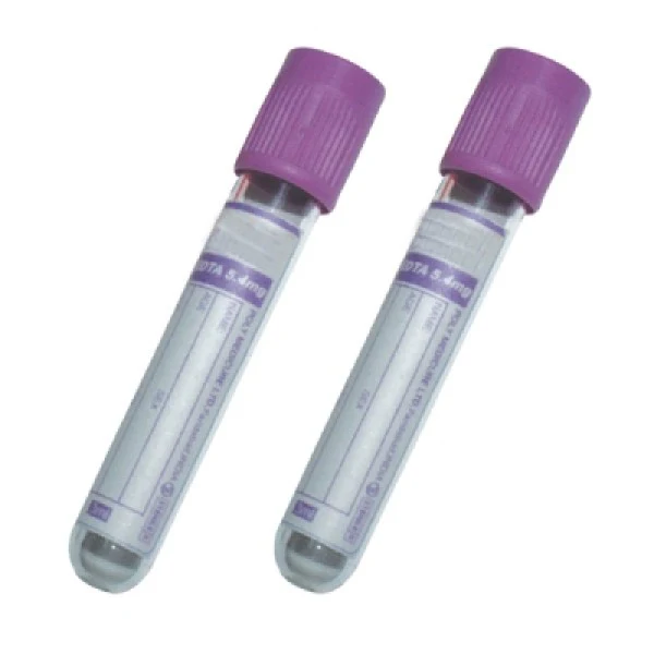 BD Vacutainer Plastic Tube 2ml with Lavender Hemogard Closure - Pack of 100