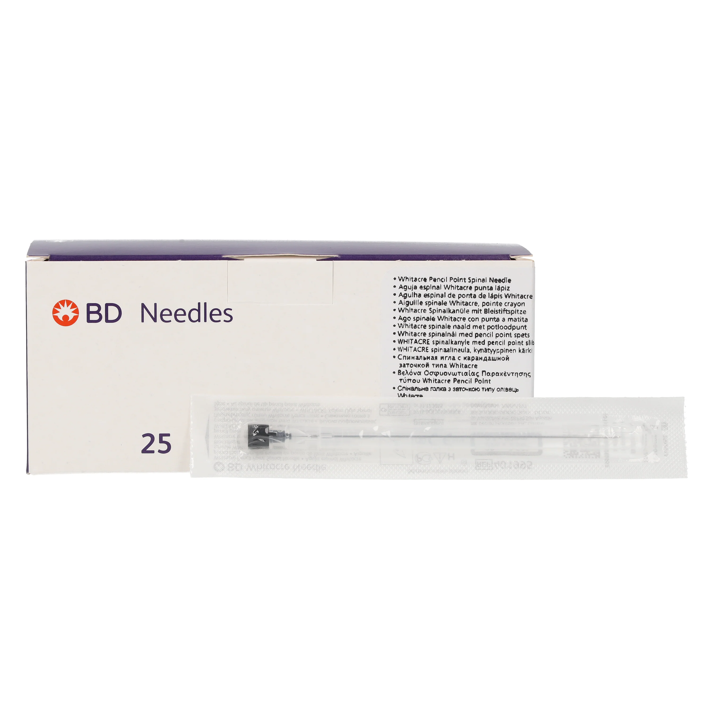 BD Whitacre Pencil Point Spinal Needle 22G 3 1/2" 90mm box of 25 - Image 3