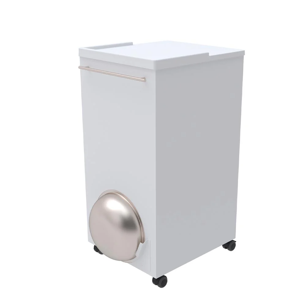 Bedside Locker, Cupboard & Lockable Flap, RFID Lock - Image 2