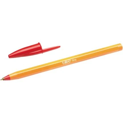 Bic Cristal Ball Point Red Pens 0.5mm Line Width - Box of 20