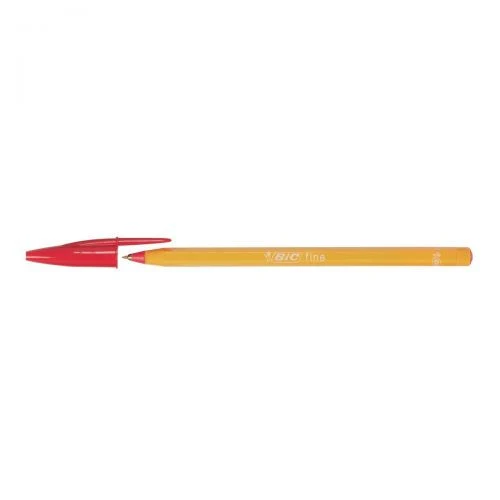 Bic Orange Fine Ballpoint Pen Red (Pack of 20)