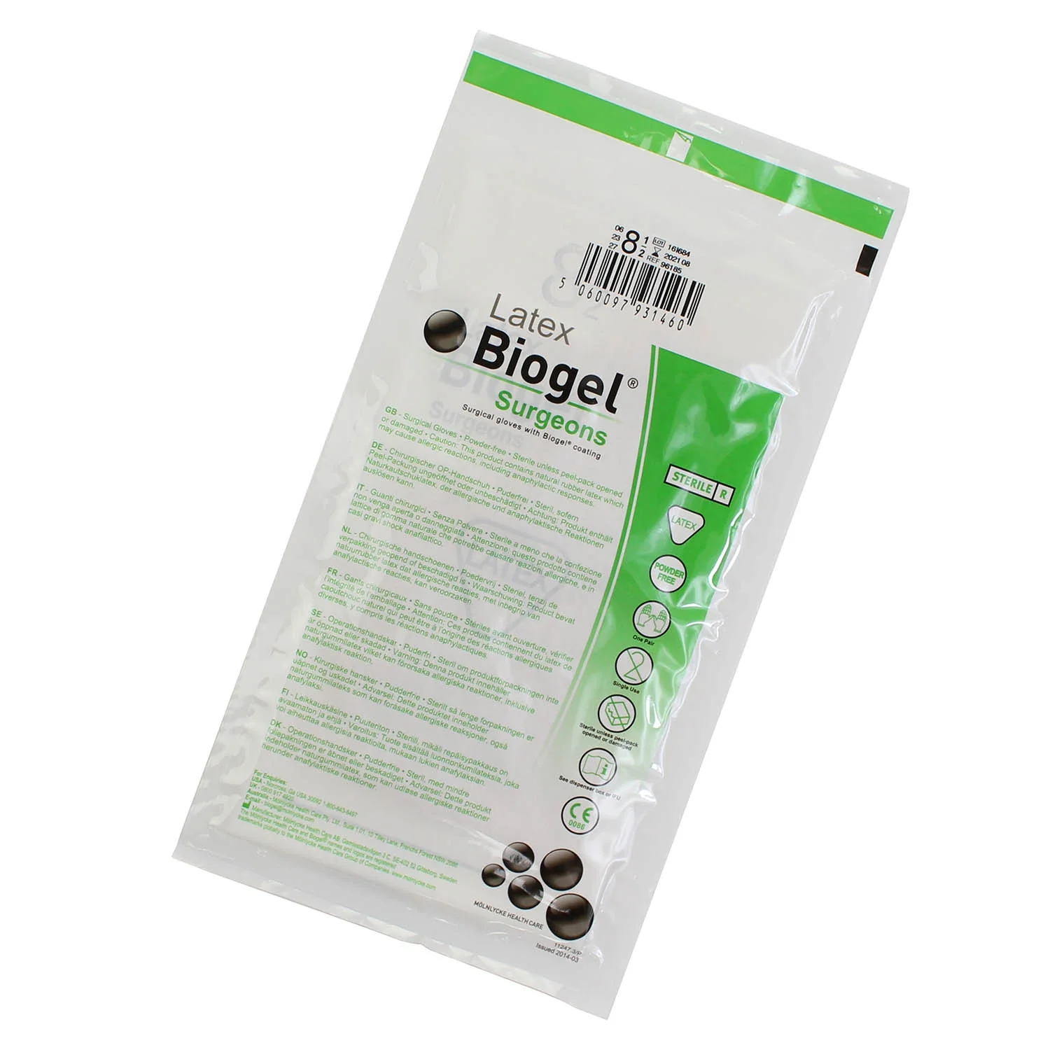 Biogel Surgeons Gloves 7.5 One Pair