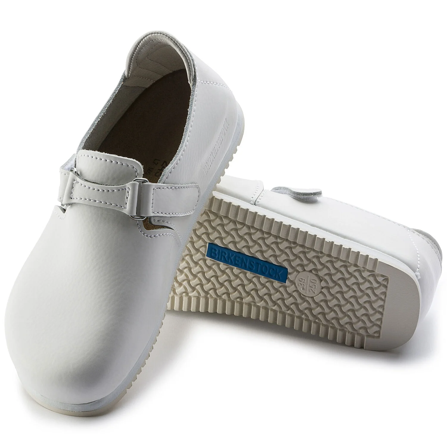 Birkenstock Linz Super Grip Slipper - Natural Leather - CLEARANCE - Image 3