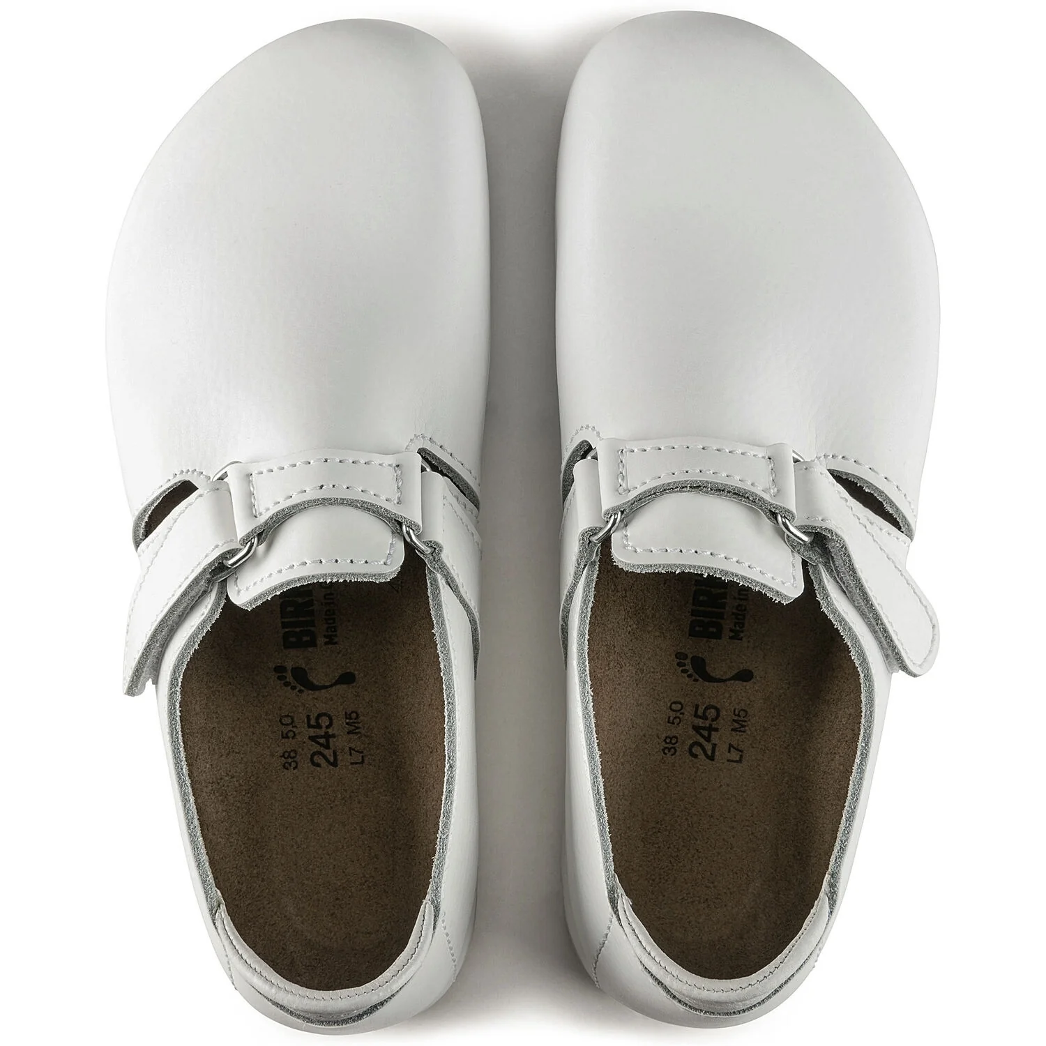 Birkenstock Linz Super Grip Slipper - Natural Leather - CLEARANCE - Image 4
