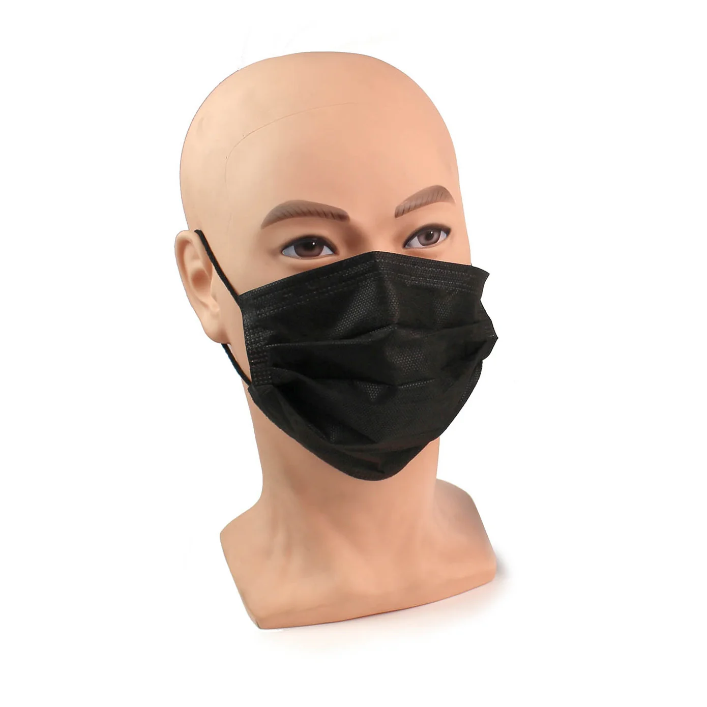 Black Surgical Face Masks - Type IIR Certified x 50 - Image 3