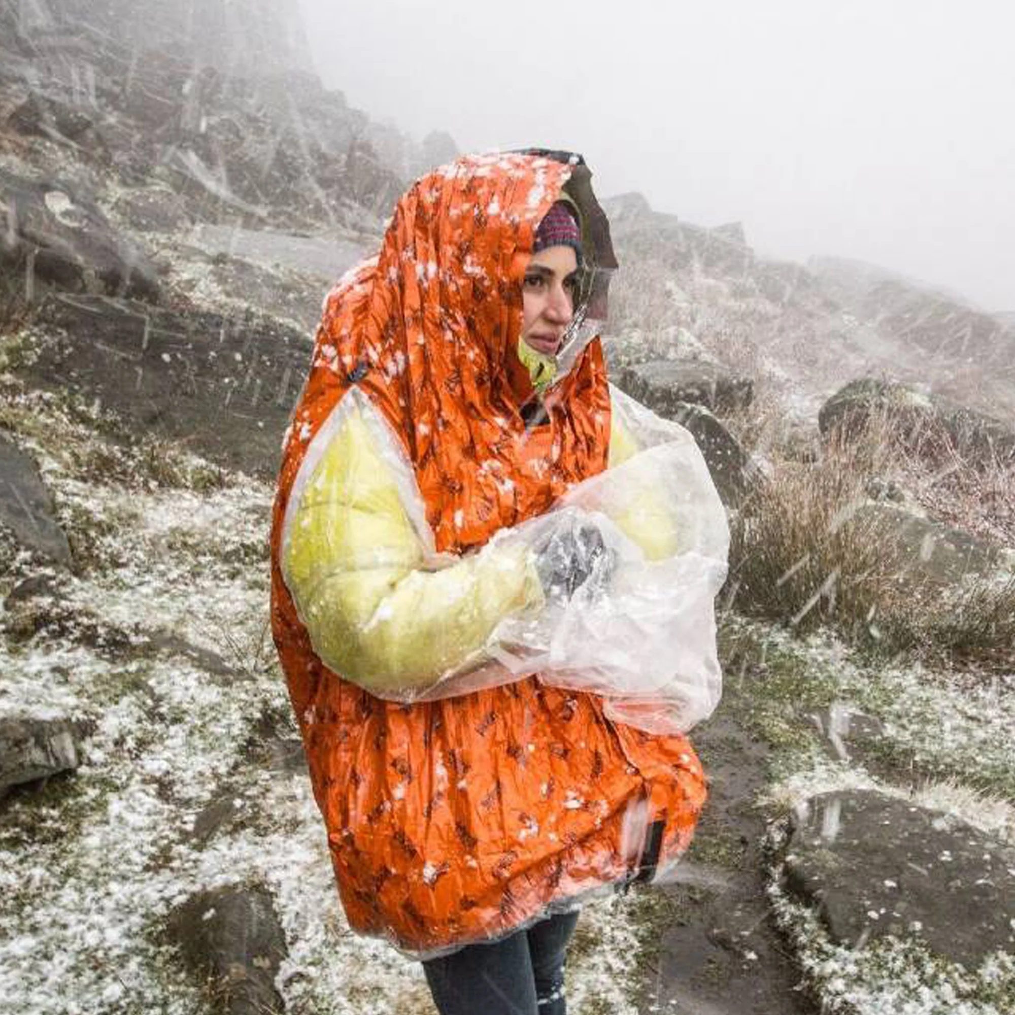 Blizzard 2 Layer Active Range Survival Jacket - Orange - Image 2